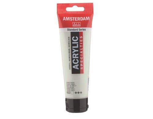 Amsterdam Acrylfarbe Specialties 822 120 ml, Farbe: Perlgrün, Transparent