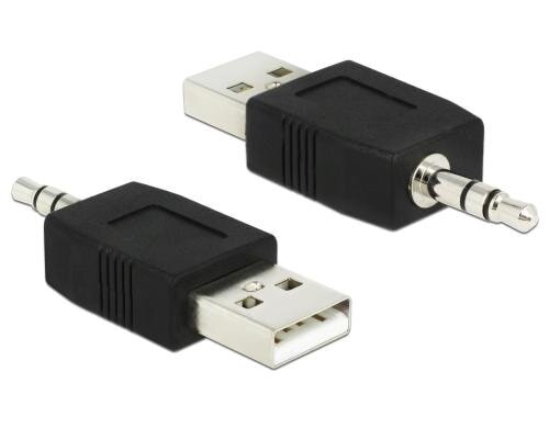 Delock Adapter USB-A zu 3.5mm 3P Klinke kompatibel zu iPod Shuffle,mit Ladefunktion