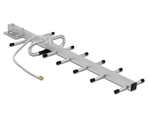Delock LPWAN Yagi Antenne, 806-896Mhz,10dBi Wand- und Mastmontage, outdoor, 0.58m