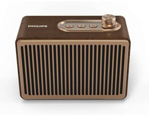 Philips TAVS300/00, Bluetooth Speaker Portable Retro-Speaker, bis 10h Akku