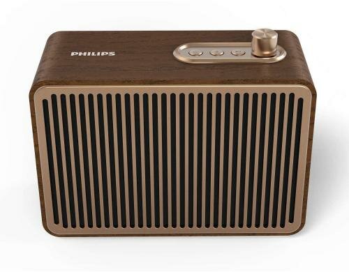Philips TAVS500/00, Bluetooth Speaker Portable Retro-Speaker, bis 10h Akku