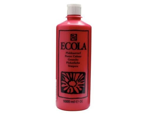 Talens Plakatfarbe Ecola 1 Liter, Farbe: Karmin