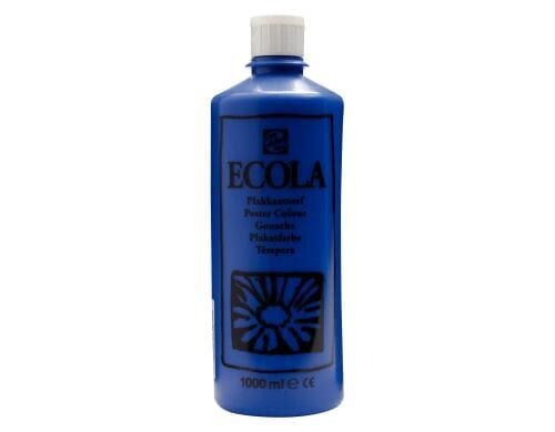 Talens Plakatfarbe Ecola 1 Liter, Farbe: Dunkelblau