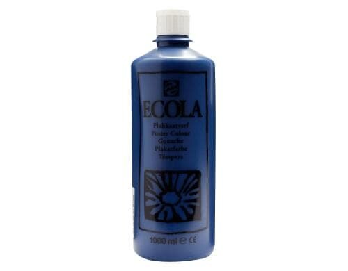 Talens Plakatfarbe Ecola 1 Liter, Farbe: Preussischblau