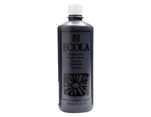 Talens Plakatfarbe Ecola 1 Liter, Farbe: Schwarz
