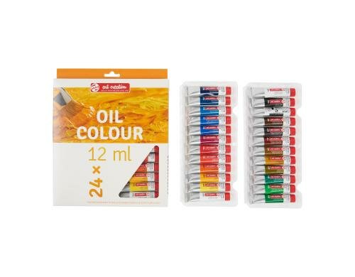 Talens Ölfarbe 24er Set 24 Farben à 12 ml