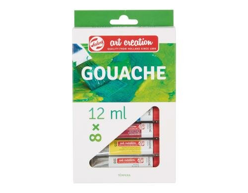Talens Gouache 8er Set 8 Farben à 12 ml