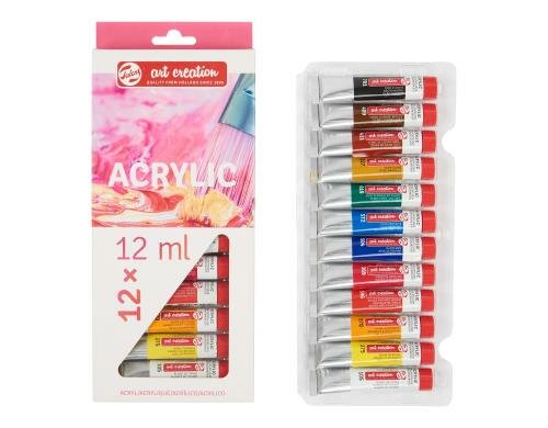 Talens Acrylfarbe 12er Set 12 Tuben à 12 ml
