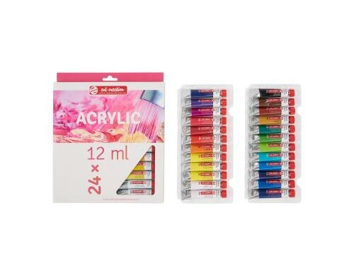 Talens Acrylfarbe 24er Set 24 Tuben à 12 ml
