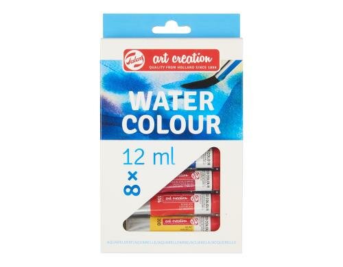 Talens Wasserfarbe 8er Set 8 Tuben à 12 ml