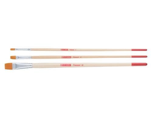 Talens Öl/Acryl-Pinsel 3er Set Flach Grössen: 4-8-16, Polyester