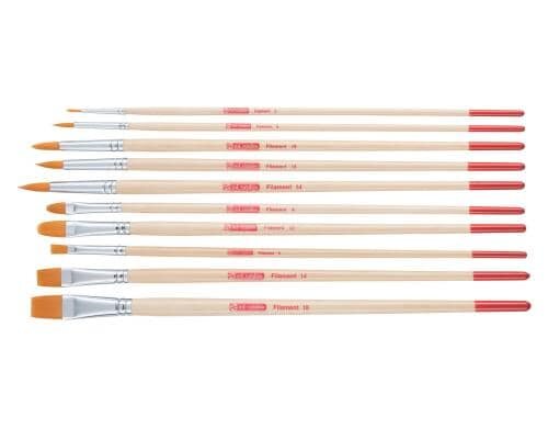Talens Öl/Acryl-Pinsel 10er Set Grössen: 2-6-8-10-12-14-18, Polyester