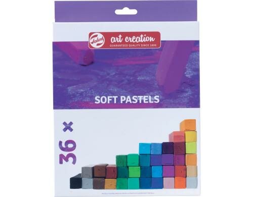 Talens Softpastellkreide 36er Set Weiche und trockene Kreide