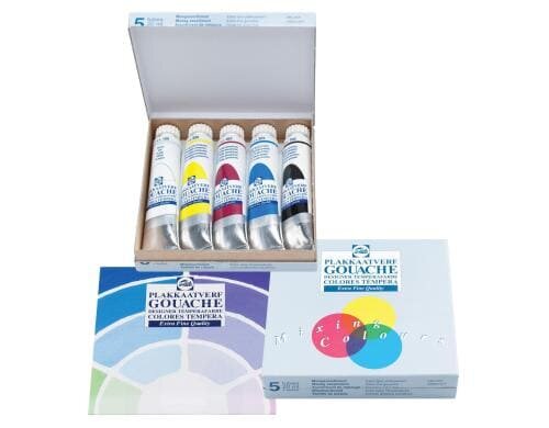 Talens Gouache Extra Fine Quality 5 Tuben à 20 ml