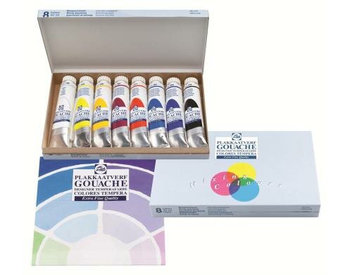 Talens Gouache Extra Fine Quality 8 Tuben à 20 ml