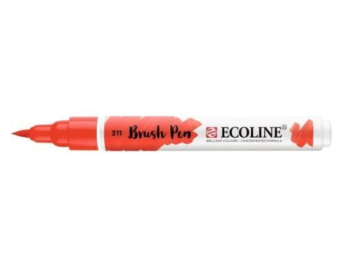 Talens Brush Pen Ecoline 311 ECOLINE BRUSHPEN ZINNOBER