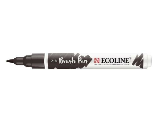 Talens Brush Pen Ecoline 718 ECOLINE BRUSHPEN WARMGRAU