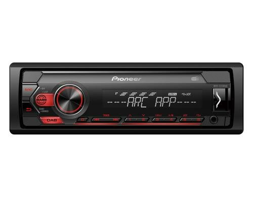Pioneer Mechaless Car Tuner, DAB+/UKW USB, AUX, 2 Cinch / Rot, inkl. DAB+ Antenne