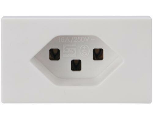 Steffen FLF Steckdose 1xT23 weiss