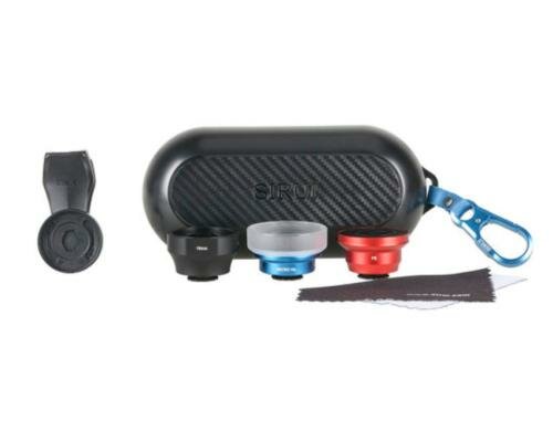 Sirui Vorsatzlinsen Set WFM-01KRB 18-WA schwarz / FE rot / MC-02 blau im Case