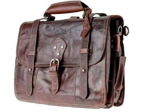 Alpenleder Tasche BROOKS Ledertasche  - brandy
