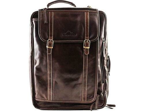 Alpenleder Multipurpose ALLGÄU Lederrucksack - brandy