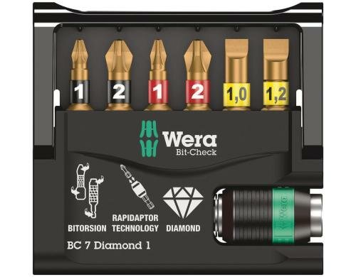 Wera Bit-Check 7 Diamond 1 SB 7-teilig