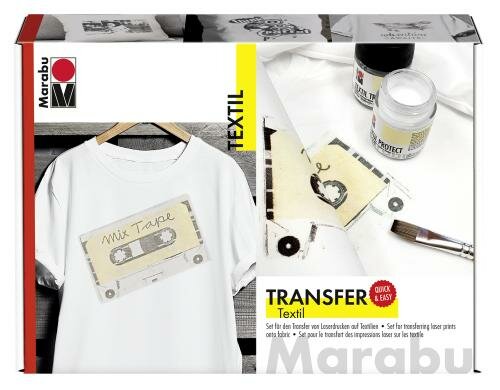 Marabu Photo Transfer Textil Set Transfer von Laserausdrucken auf Textilien