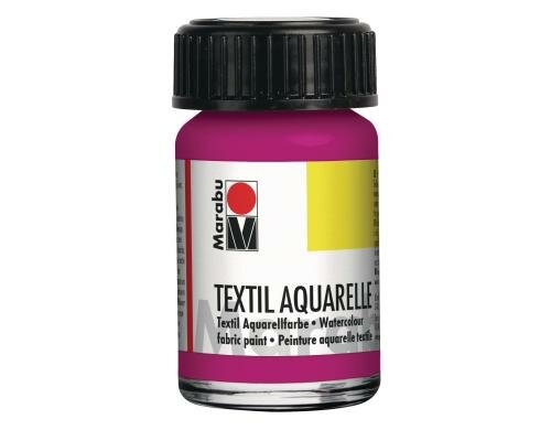 Marabu Textilfarbe Aquarelle Magenta, 15 ml