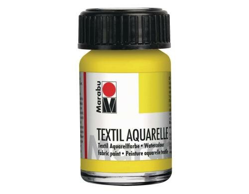 Marabu Textilfarbe Aquarelle Zitron, 15 ml