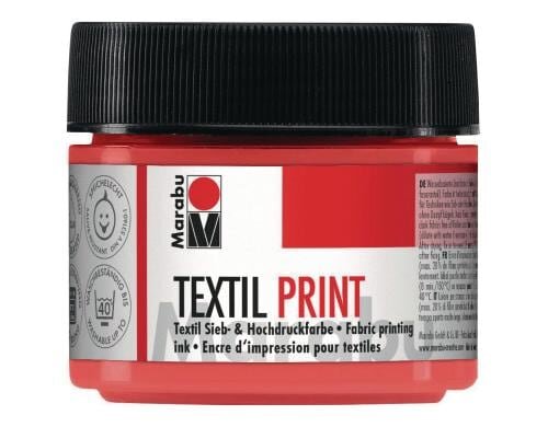 Marabu Textilfarbe Texil Print Pyrrolrot