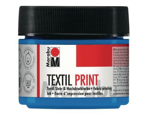 Marabu Textilfarbe Texil Print Primärcyan