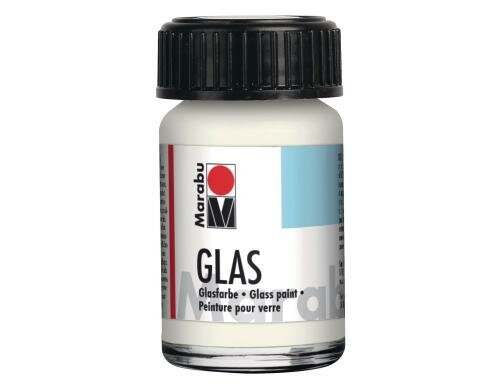 Marabu Glasmalfarbe weiss 15 ml