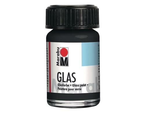 Marabu Glasmalfarbe schwarz 15 ml