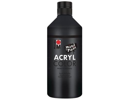 Marabu Acryl Color 500 ml Schwarz