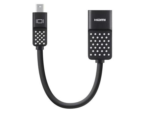 Belkin Mini-DisplayPort-/HDTV-Adapter MiniDP auf HDMI, schwarz
