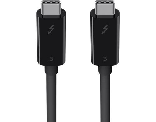 Belkin Thunderbolt 3 Kabel 2m schwarz Thunderbolt 3, 100W, 40 Gbit/s