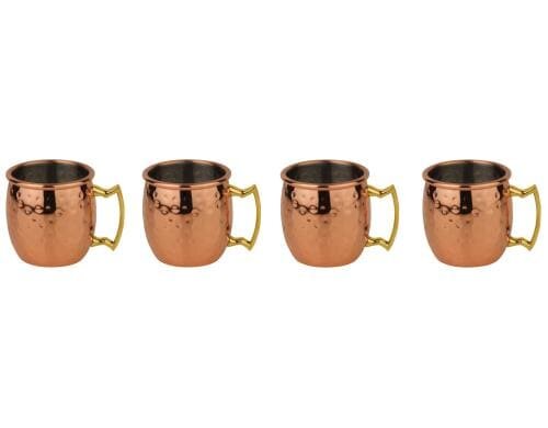 Paderno Cocktail Becher Moscow Mule Mini 4 Stück, V: 60ml, HxD:4.7x4.6cm