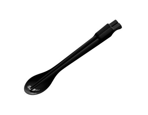 Koziol Besteckset Dynasty Cosmos Black Chopsticks mit Löffel