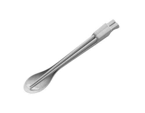 Koziol Besteckset Dynasty Organic Grau Chopsticks mit Löffel