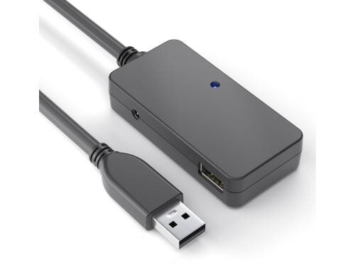 PureLink USB3.0 Verlängerungskabel 10 Meter aktive Verstärkung, inkl. 4 Port Hub