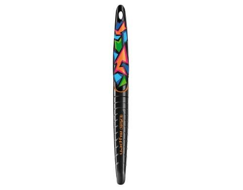 Herlitz Füllhalter my.pen Neon Art Inhalt: 1 Stk, Rechtshändler