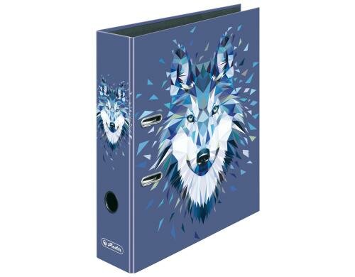 Herlitz Ordner maX.file A4 8cm Wild Animals Wolf