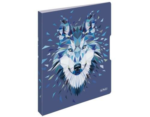 Herlitz Ordner maX.file A4 4cm Wild Animals Wolf