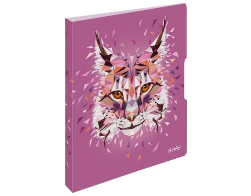 Herlitz Ordner maX.file A4 4cm Wild Animals Luchs