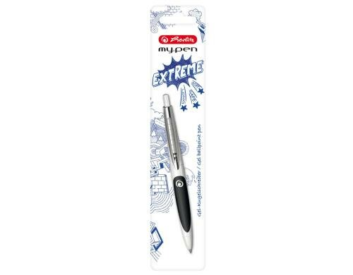 Herlitz Kugelschreiber my.pen weiss/schwarz