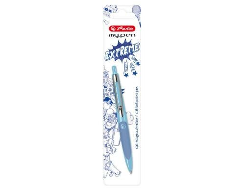 Herlitz Kugelschreiber my.pen hellblau/dunkelblau