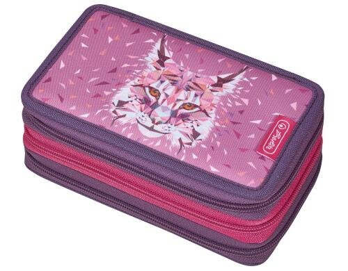 Herlitz Triple Etui leer Wild Animals Luchs