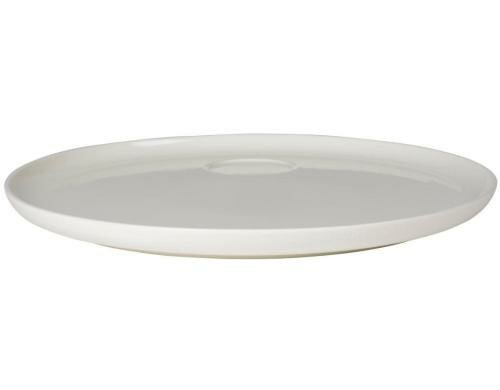 Nudge Servierplatte Rund 27cm Crème 1Stück, D: 27cm, eingefärbtes Porzellan