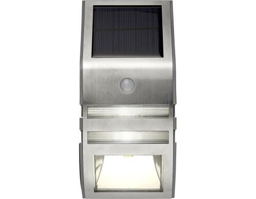 Star Trading Solar Wandleuchte Wally Silber, Lichtfarbe Warmweiss